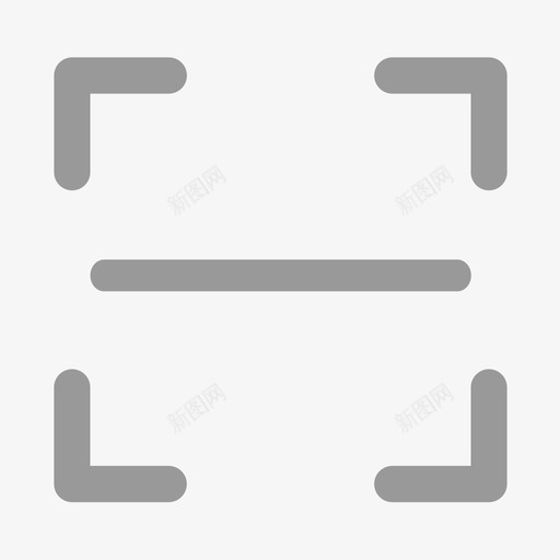 扫一扫灰色svg_新图网 https://ixintu.com 一扫 灰色