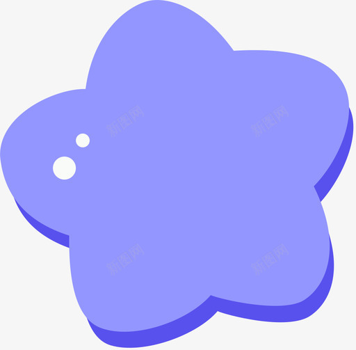 紫色星星svg_新图网 https://ixintu.com 紫色 星星