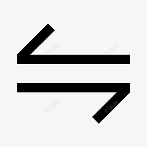 相互交换svg_新图网 https://ixintu.com 相互 交换 线性 扁平 手绘 单色 简约