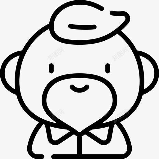 男理发店33号直系svg_新图网 https://ixintu.com 理发店 直系