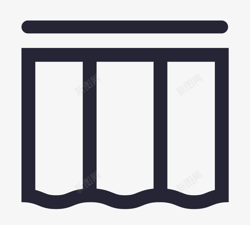 窗帘关svg_新图网 https://ixintu.com 窗帘