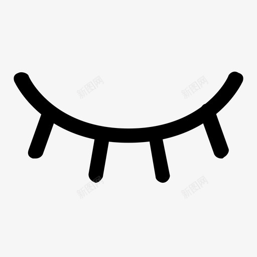关闭眼睛svg_新图网 https://ixintu.com 关闭 眼睛