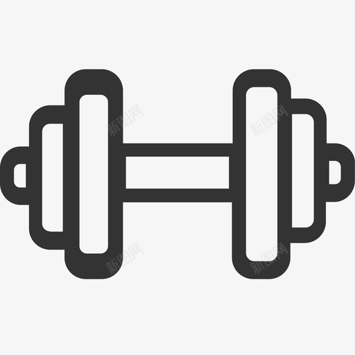 健身器材iconsvg_新图网 https://ixintu.com 健身器材