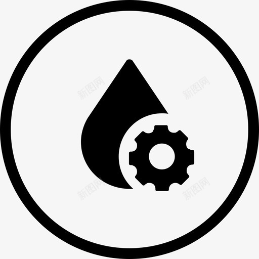 水资源管理单色svg_新图网 https://ixintu.com 资源管理 单色