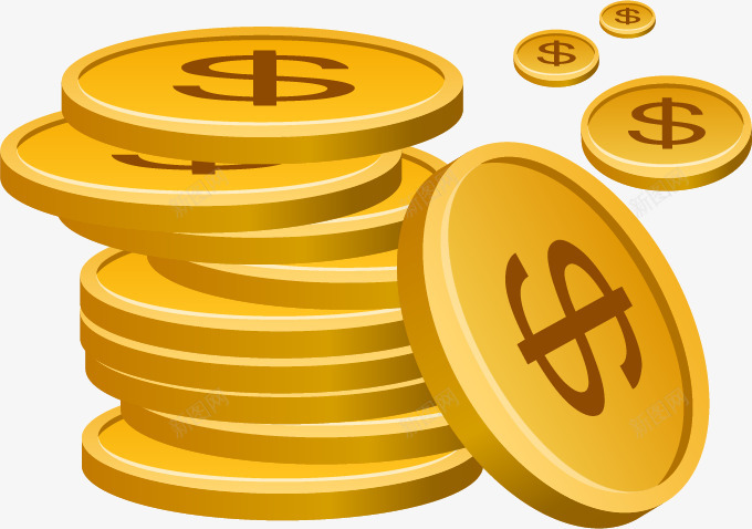 金融财富金币png免抠素材_新图网 https://ixintu.com 金融 财富 金币