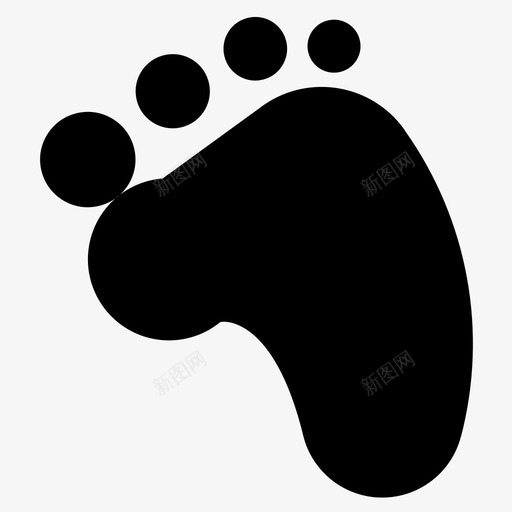 快捷图标我的足迹svg_新图网 https://ixintu.com 快捷 图标 我的 足迹