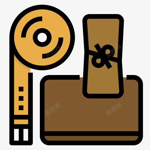 皮革艺术和工艺3线性颜色svg_新图网 https://ixintu.com 皮革 艺术 工艺 线性 颜色