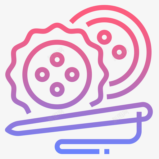 缝纫工艺美术2线性梯度svg_新图网 https://ixintu.com 缝纫 工艺美术 线性 梯度