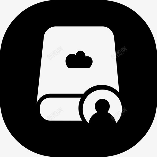 个人云盘svg_新图网 https://ixintu.com 个人 人云