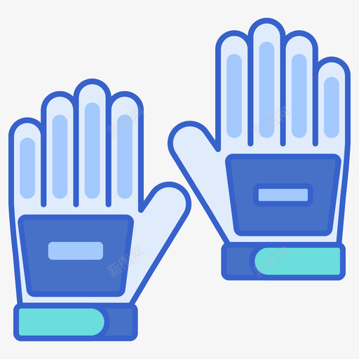 棒球手套棒球79线性颜色svg_新图网 https://ixintu.com 棒球 手套 线性 颜色
