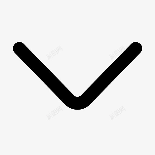 Icon向下箭头svg_新图网 https://ixintu.com 向下 箭头