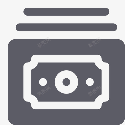 16gfbanknotessvg_新图网 https://ixintu.com 钞票 纸币 一叠 一叠钱