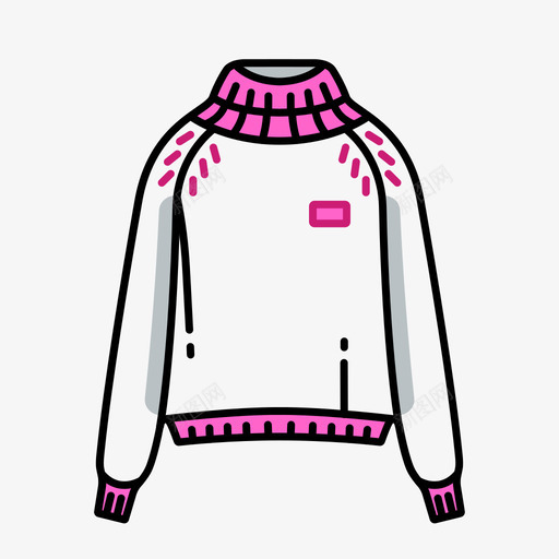 针织套衫svg_新图网 https://ixintu.com 针织 套衫