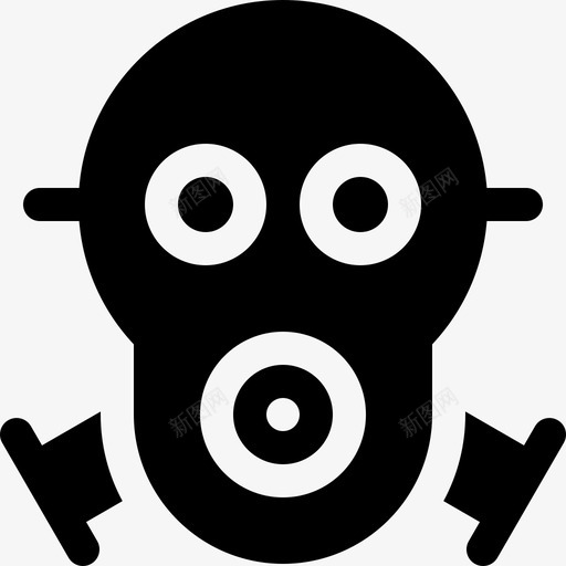 防毒面具实验室64填充svg_新图网 https://ixintu.com 防毒面具 实验室 填充
