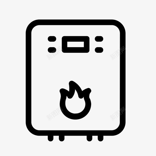 热水器svg_新图网 https://ixintu.com 热水器