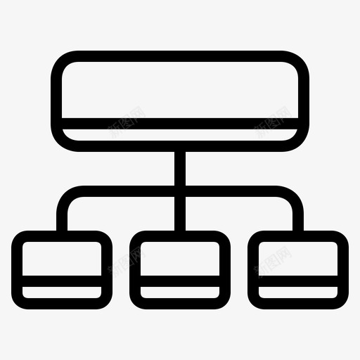 组织结构图公司地图svg_新图网 https://ixintu.com 组织 组织结构 结构图 公司 地图 直线 业务 图标
