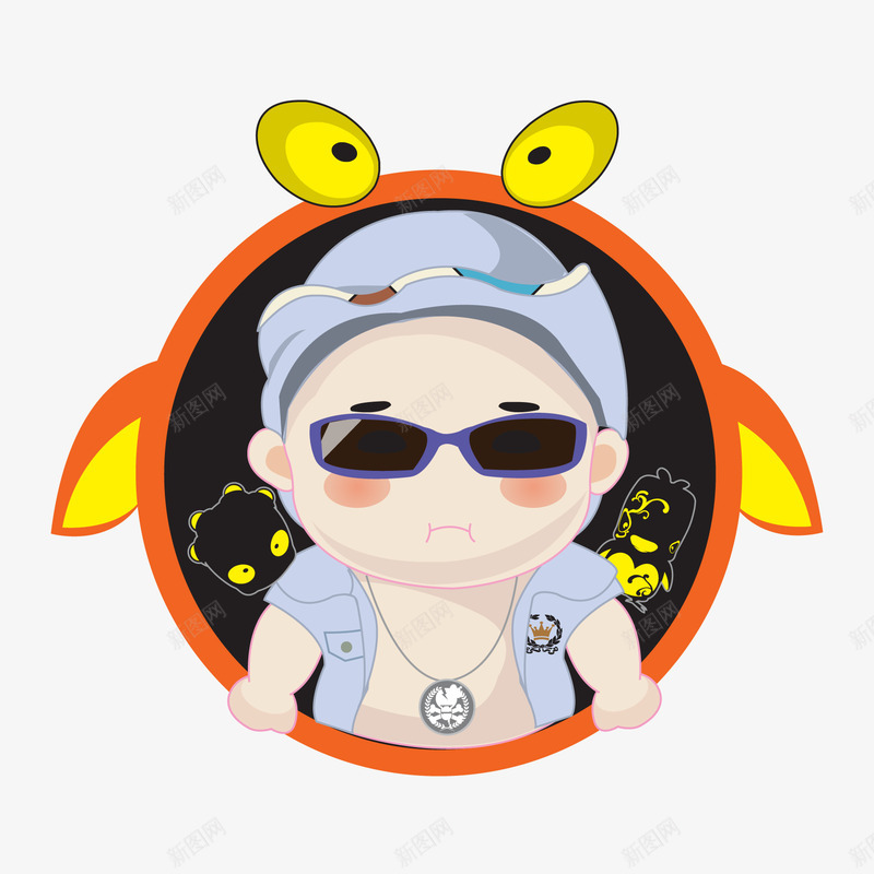 q版卡通宝宝png免抠素材_新图网 https://ixintu.com 卡通 宝宝