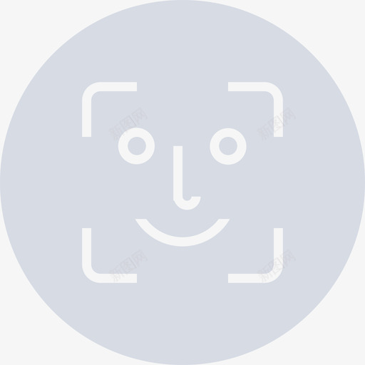 扫脸未选svg_新图网 https://ixintu.com 扫脸 未选