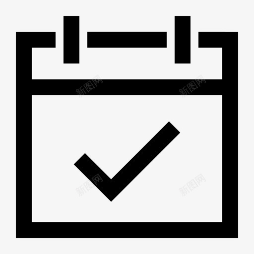 xcx每日签到svg_新图网 https://ixintu.com 每日 签到 线性 单色 简约 精美 商务 方正