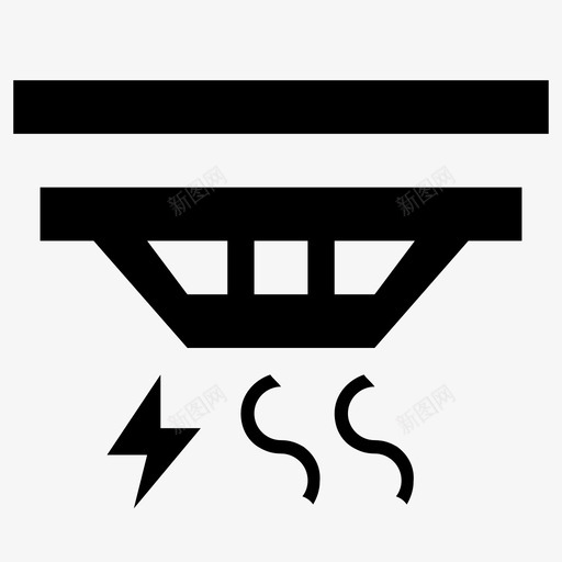 光电感烟svg_新图网 https://ixintu.com 光电 电感