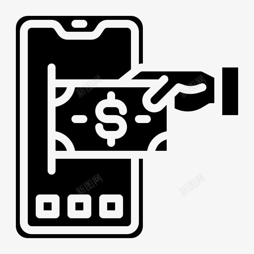移动电话商务和金融116填充svg_新图网 https://ixintu.com 移动电话 商务 金融 填充