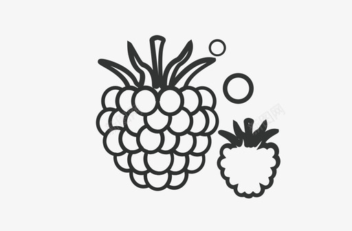 甜葡萄svg_新图网 https://ixintu.com 葡萄 填充 单色 可爱 商务 多色 线性 扁平 简约 圆润 方正