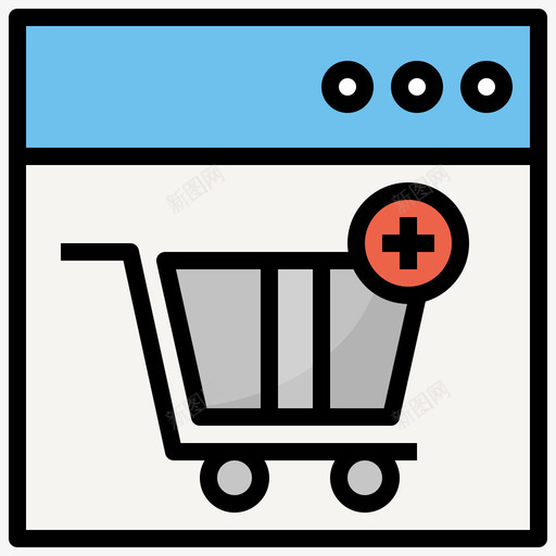 加购物车食品配送88线颜色svg_新图网 https://ixintu.com 购物车 食品 配送 颜色