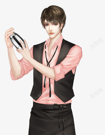 酒吧调酒师png免抠素材_新图网 https://ixintu.com 酒吧 调酒师