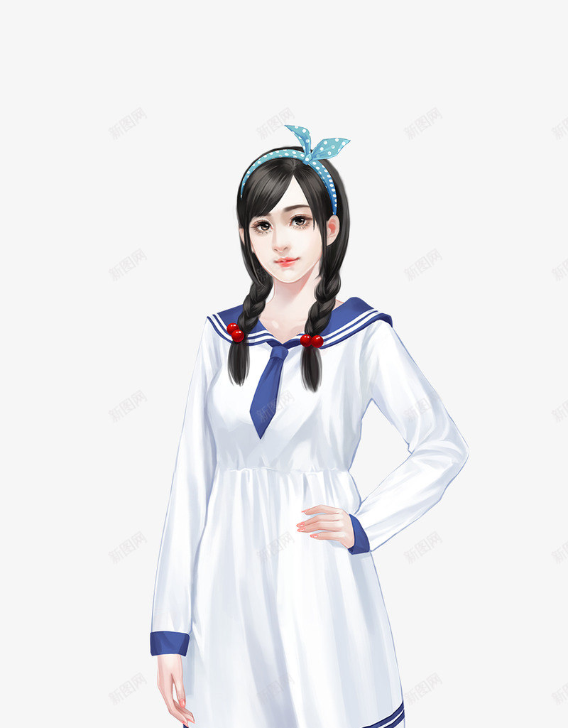 啦啦队女孩常服l2png免抠素材_新图网 https://ixintu.com 啦啦队 女孩 常服