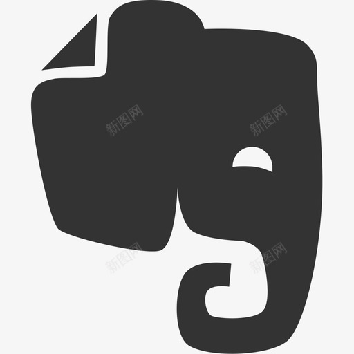 印象笔记svg_新图网 https://ixintu.com 印象 笔记 填充