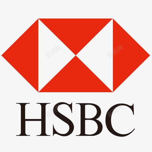 汇丰银行svg_新图网 https://ixintu.com 汇丰 银行