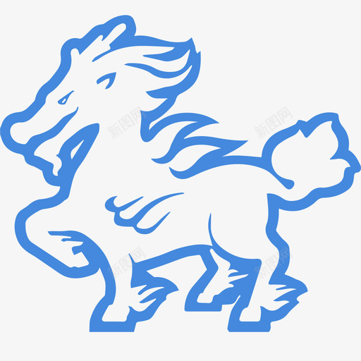 麒麟svg_新图网 https://ixintu.com 麒麟