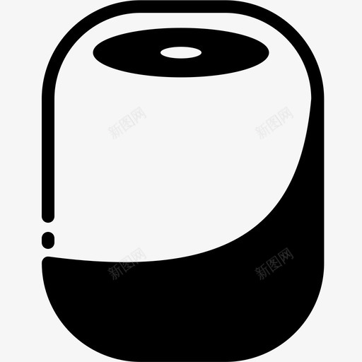 homepod苹果音乐svg_新图网 https://ixintu.com 苹果 音乐 智能 扬声器