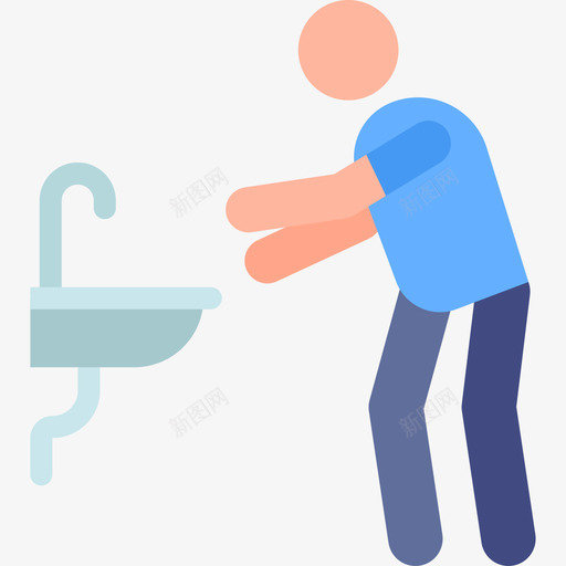 洗手病毒传播21彩色svg_新图网 https://ixintu.com 洗手 病毒 传播 彩色