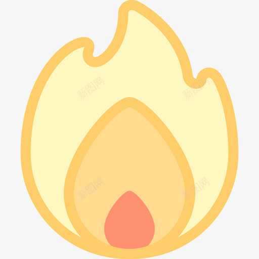 火自然136线性颜色svg_新图网 https://ixintu.com 自然 线性 颜色