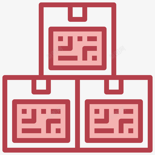 二维码量产26红色svg_新图网 https://ixintu.com 二维 码量 红色
