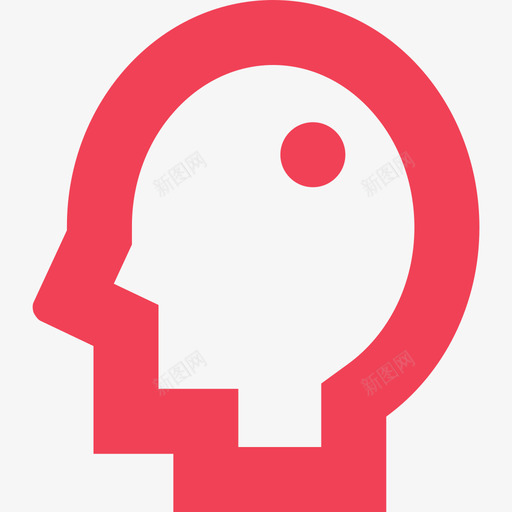 A思想svg_新图网 https://ixintu.com 思想 填充 扁平 精美 方正 商务 多色 简约 思考