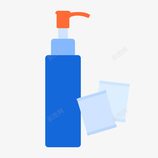 美妆卸妆svg_新图网 https://ixintu.com 美妆 卸妆 填充