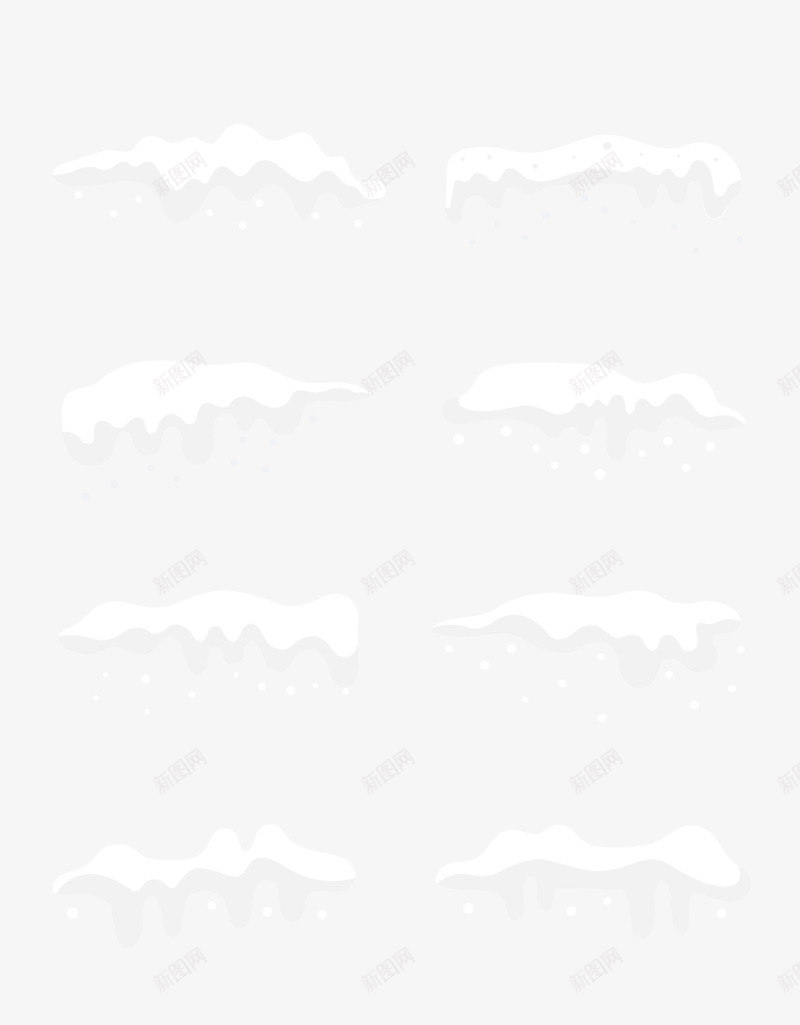 冬季冬天积雪AI设计png免抠素材_新图网 https://ixintu.com 冬季 冬天 积雪 设计