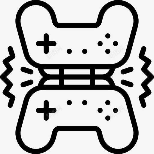 控制器竞争游戏2线性svg_新图网 https://ixintu.com 控制器 竞争 游戏 线性