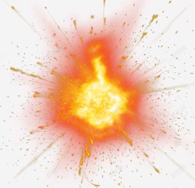 爆炸2png免抠素材_新图网 https://ixintu.com 爆炸