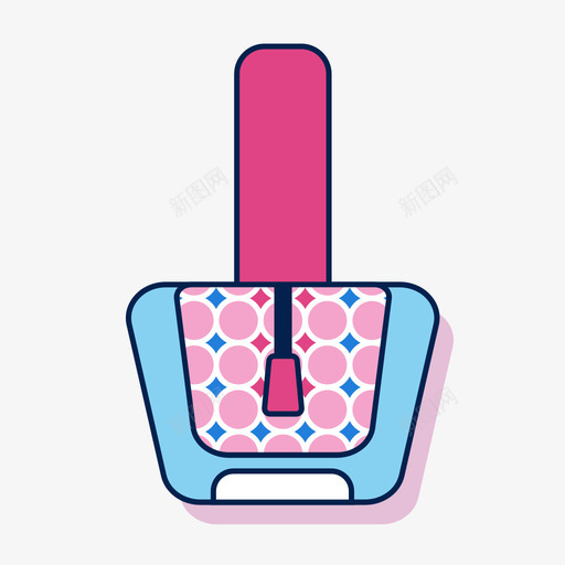 指甲油svg_新图网 https://ixintu.com 指甲油 多色