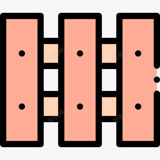 围栏农业108线颜色svg_新图网 https://ixintu.com 围栏 农业 颜色