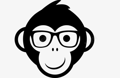 猴头svg_新图网 https://ixintu.com 猴头