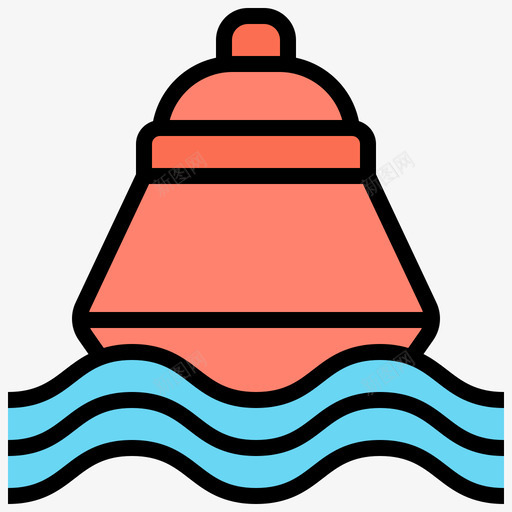 浮标潜水元素1线型颜色svg_新图网 https://ixintu.com 浮标 潜水 元素 线型 颜色