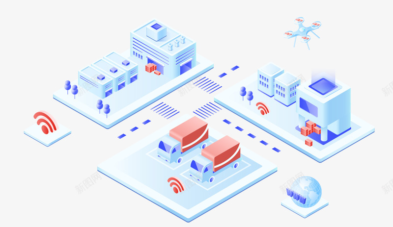 5G智能物流园区解决方案京东智联云png免抠素材_新图网 https://ixintu.com 智能 物流 园区 解决方案 京东 智联