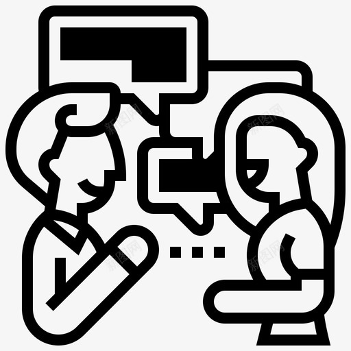 对话员工评估7黄影svg_新图网 https://ixintu.com 对话 员工 评估 黄影