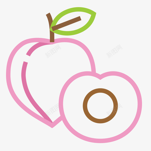 水蜜桃svg_新图网 https://ixintu.com 水蜜桃