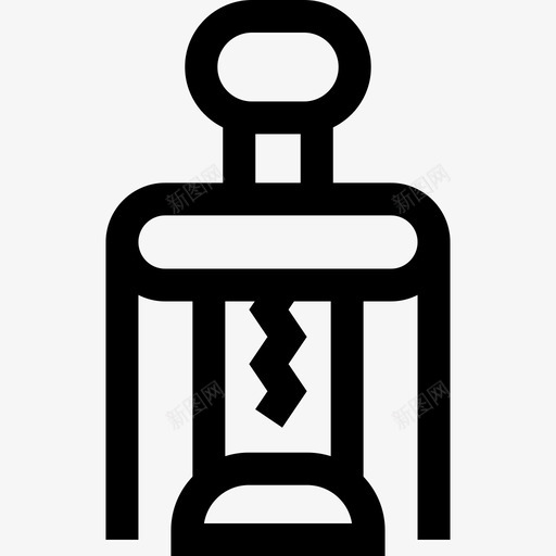 螺旋塞棒90线性svg_新图网 https://ixintu.com 螺旋 旋塞 线性