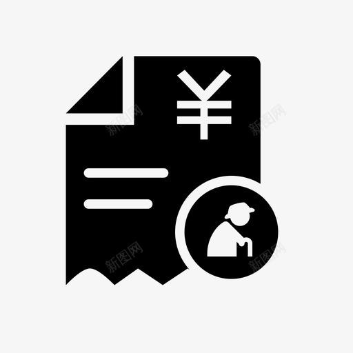 基本养老参保缴费凭证svg_新图网 https://ixintu.com 基本 养老 参保 缴费 凭证